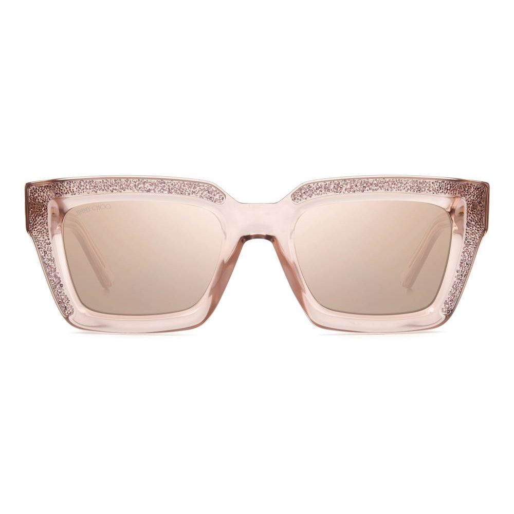 Women's Designer Sunglasses MEGS-S-FWM2S - Pink Resin Frame