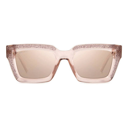 Women's Designer Sunglasses MEGS-S-FWM2S - Pink Resin Frame