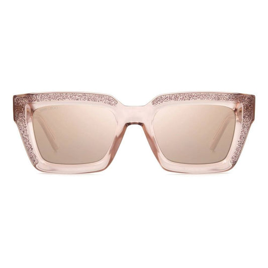 Women's Designer Sunglasses MEGS-S-FWM2S - Pink Resin Frame