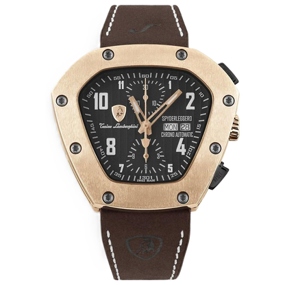 Black Leather Watch
