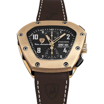 Black Leather Watch