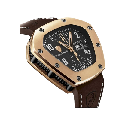 Black Leather Watch