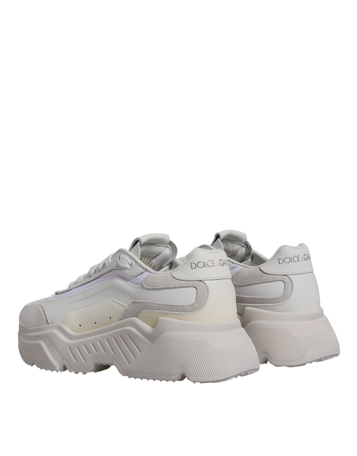 White Daymaster Low Top Sneakers - Premium Italian Leather