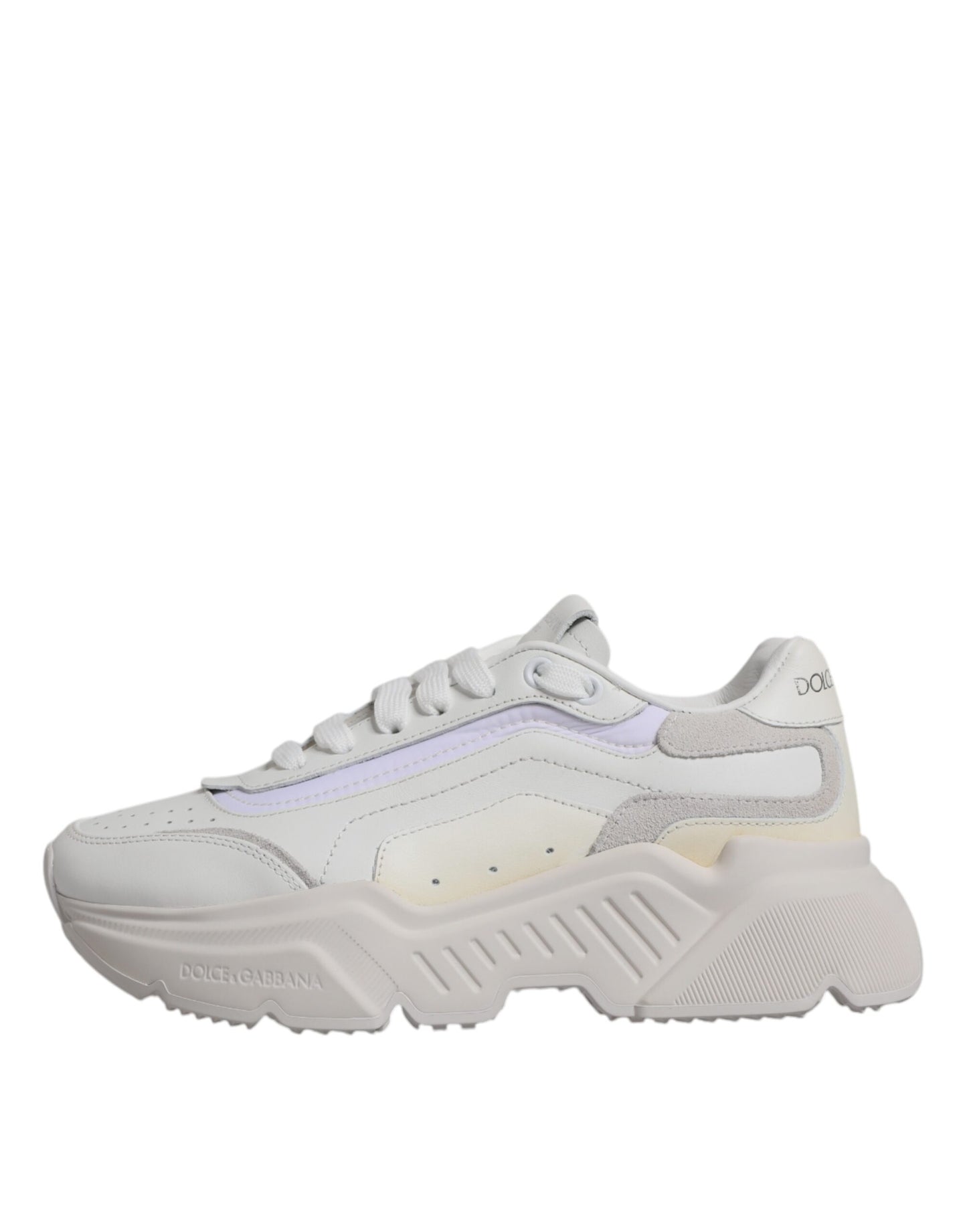 White Daymaster Low Top Sneakers - Premium Italian Leather