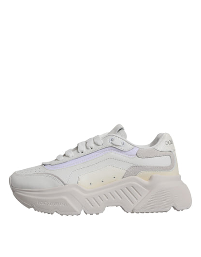 White Daymaster Low Top Sneakers - Premium Italian Leather