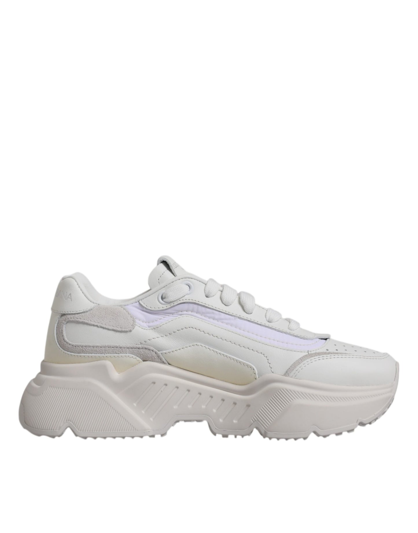 White Daymaster Low Top Sneakers - Premium Italian Leather
