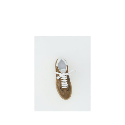 Leather Sneakers with Jewel Details - Italian Craftsmanship