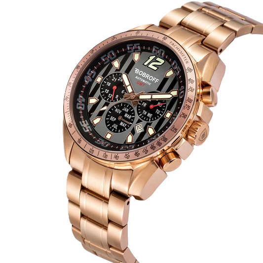 Bronze Stainless Steel Watch
