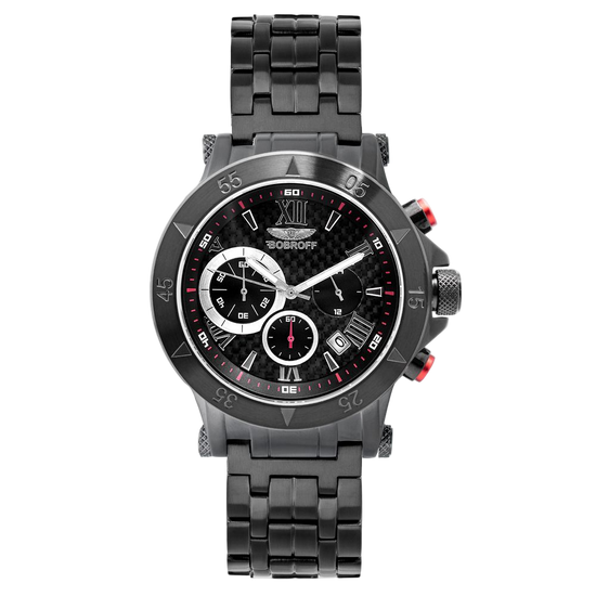 Black Stainless Steel Watch