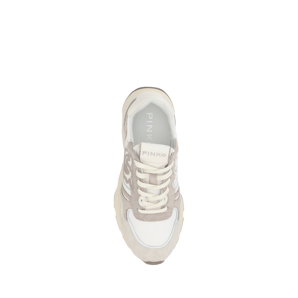 Leather Sneakers - Zoe Paneled Design with Signature Stitching