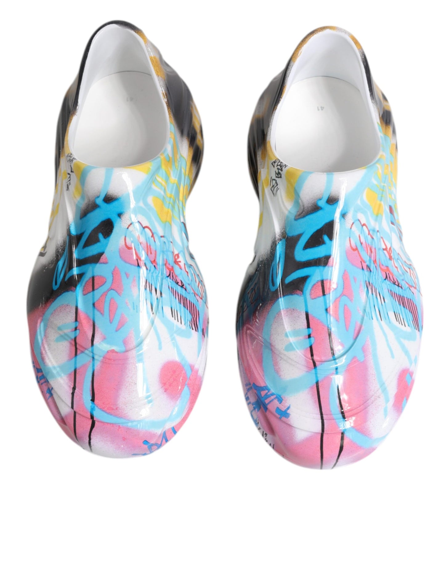 Dolce &amp; Gabbana Multicolor Graffiti Daymaster Sneakers