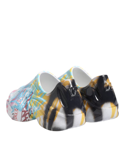 Dolce &amp; Gabbana Multicolor Graffiti Daymaster Sneakers