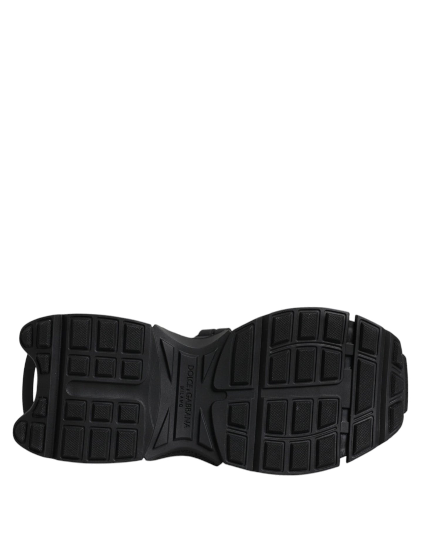 Dolce &amp; Gabbana Black Low Top Lace-Up Sneakers