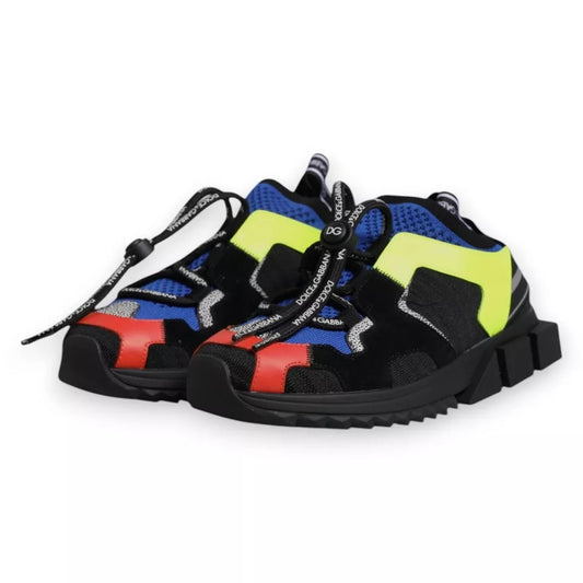 Multicolor Mesh Sorrento Trekking Sneakers - Luxury Italian Craftsmanship