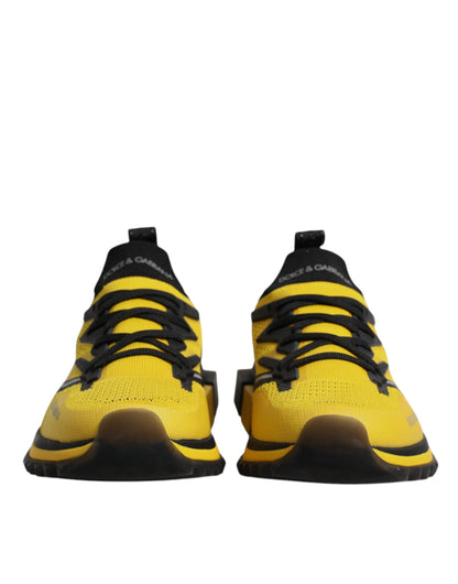 Dolce &amp; Gabbana Yellow SORRENTO Sport Stretch Sneakers
