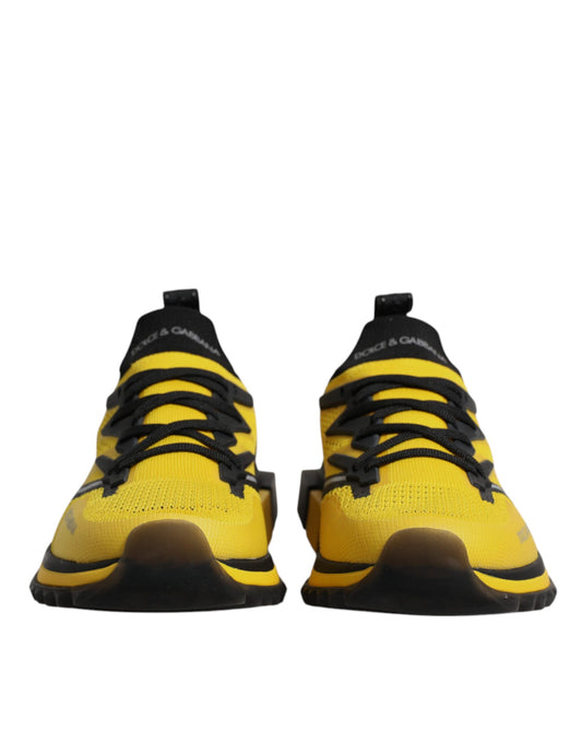 Dolce &amp; Gabbana Yellow SORRENTO Sport Stretch Sneakers