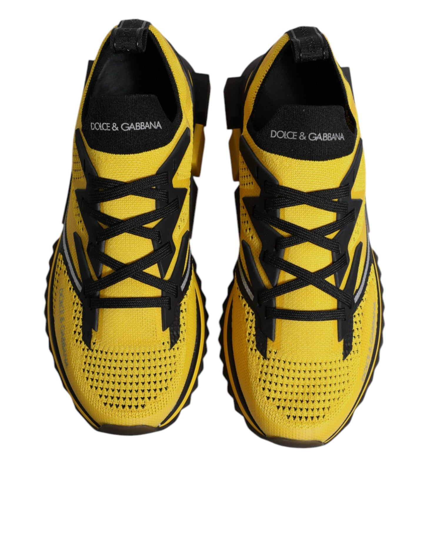 Dolce &amp; Gabbana Yellow SORRENTO Sport Stretch Sneakers