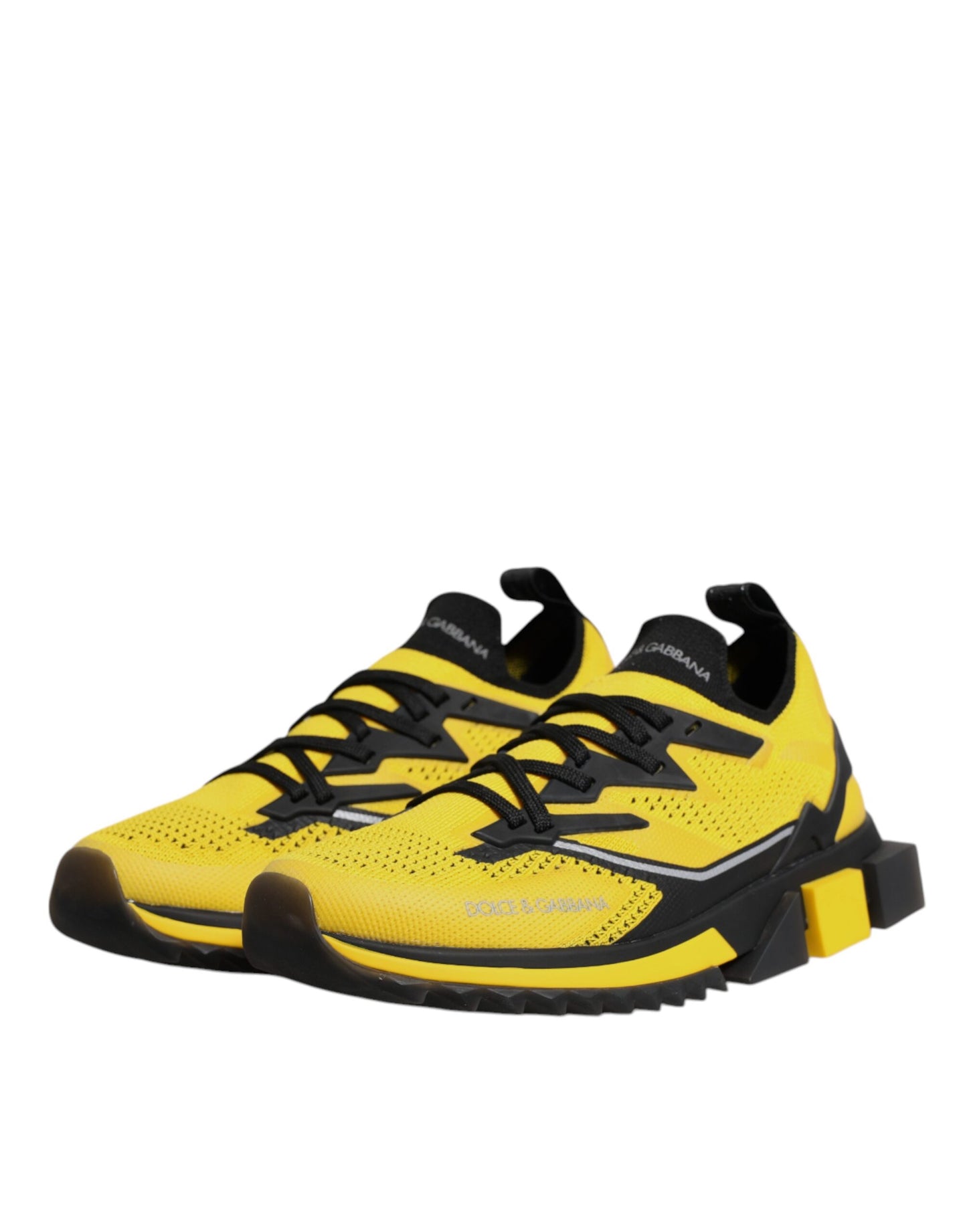 Dolce &amp; Gabbana Yellow SORRENTO Sport Stretch Sneakers