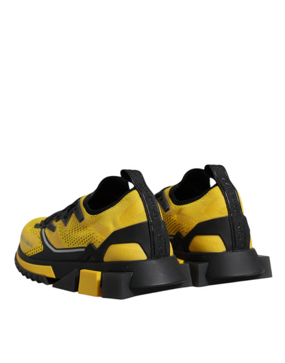 Dolce &amp; Gabbana Yellow SORRENTO Sport Stretch Sneakers