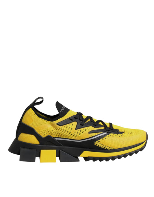 Dolce &amp; Gabbana Yellow SORRENTO Sport Stretch Sneakers
