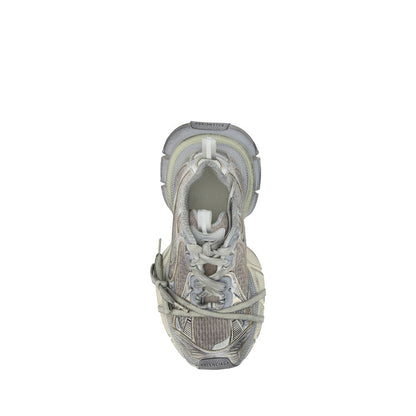 3XL Chunky Platform Sneakers - Oversized Athletic Design with Reflective Details