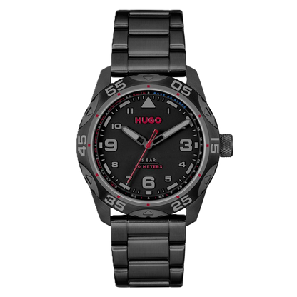 Black Stainless Steel Watch