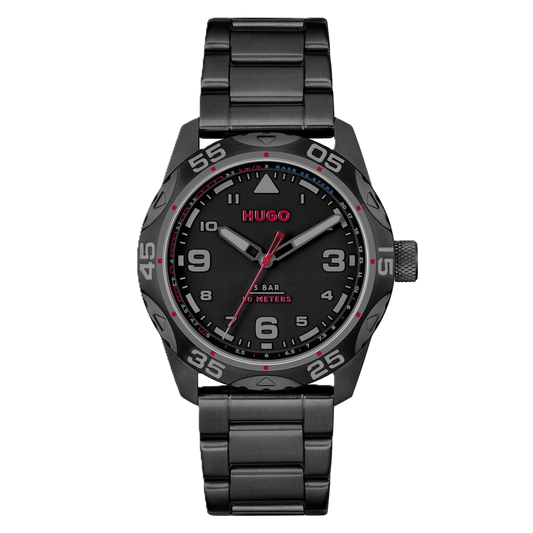 Black Stainless Steel Watch