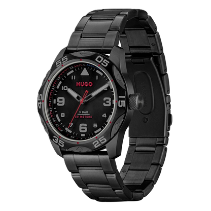 Black Stainless Steel Watch