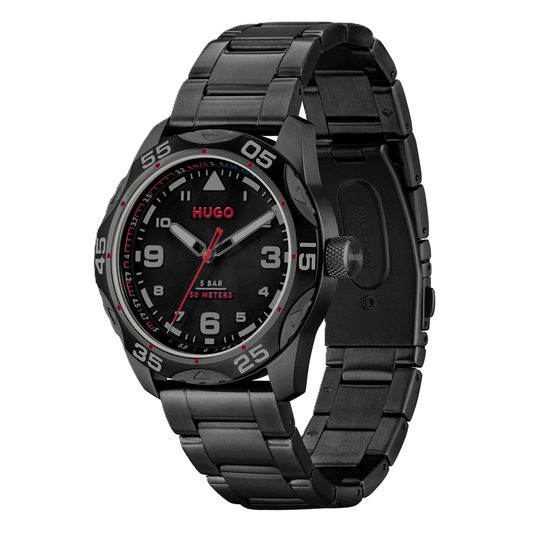 Black Stainless Steel Watch