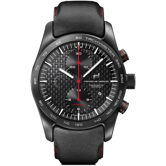 Black Leather Watch