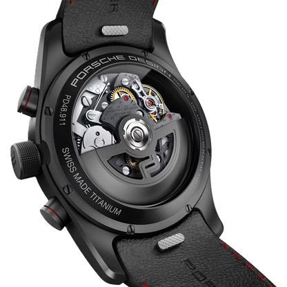 Black Leather Watch
