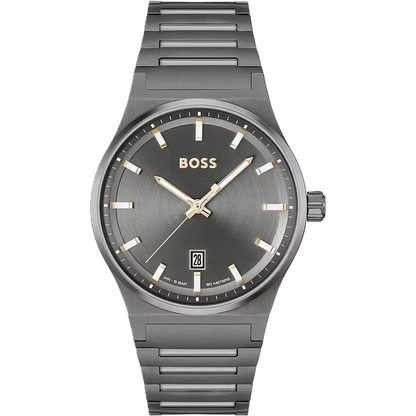 Gray Stainless Steel Watch