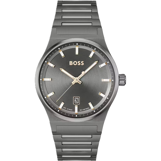 Gray Stainless Steel Watch
