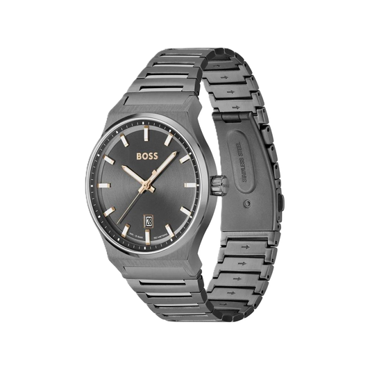 Gray Stainless Steel Watch