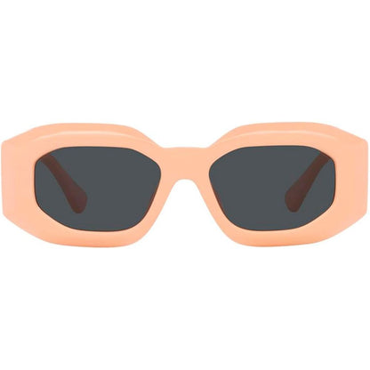 Acetate Sunglasses - Pink Frame with Grey Lenses