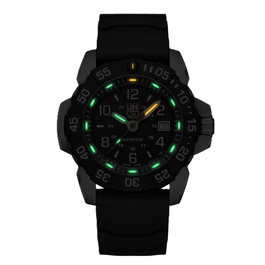 Black Rubber Watch
