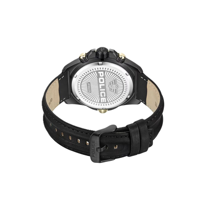 Black Artificial Leather Watch