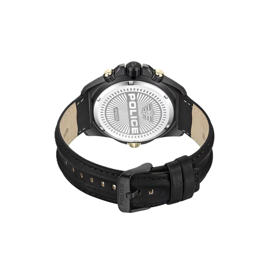 Black Artificial Leather Watch