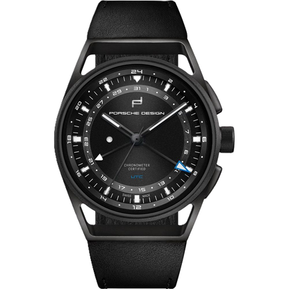Black Leather Watch