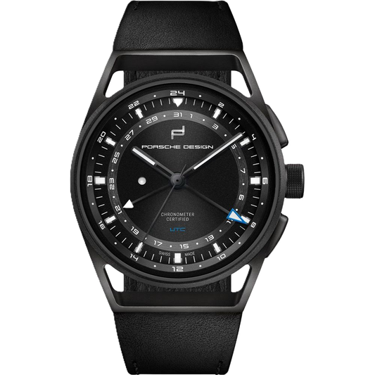 Black Leather Watch