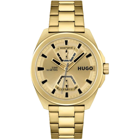 Gold Stainless Steel Watch