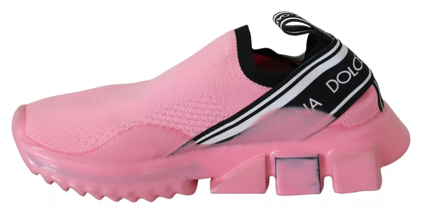 Pink Low Top Sorrento Sneakers - Slip On Designer Casual Shoes