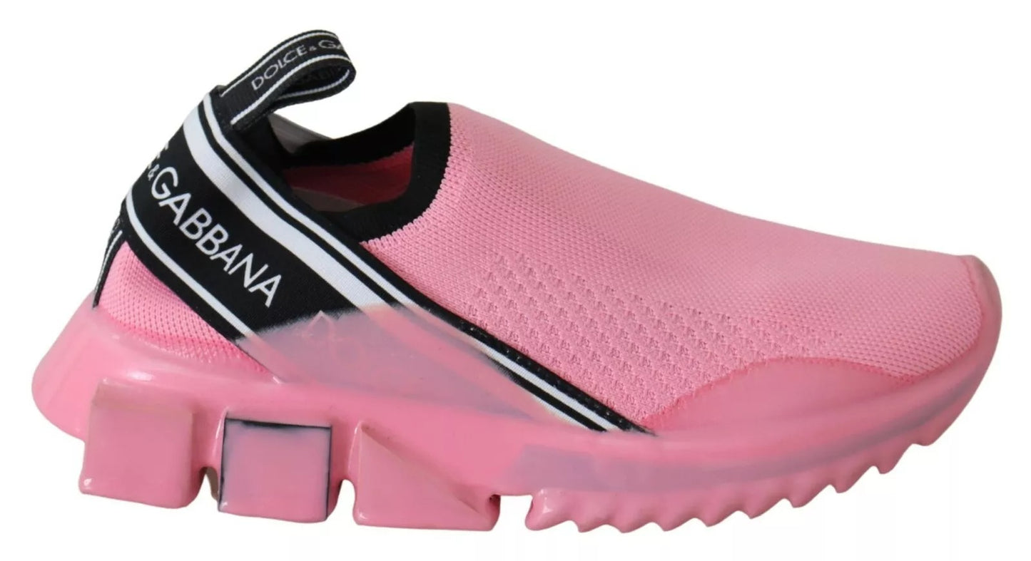 Pink Low Top Sorrento Sneakers - Slip On Designer Casual Shoes