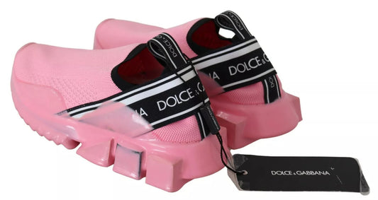 Pink Low Top Sorrento Sneakers - Slip On Designer Casual Shoes