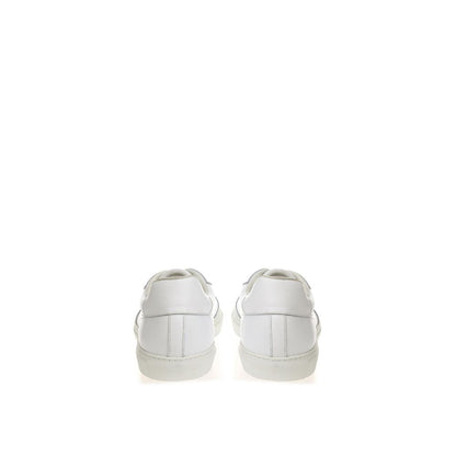 White Leather Sneakers - Luxury Italian Craftsmanship