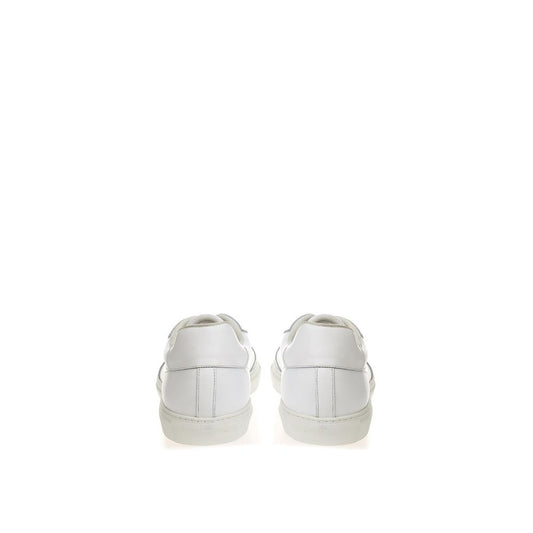 White Leather Sneakers - Luxury Italian Craftsmanship