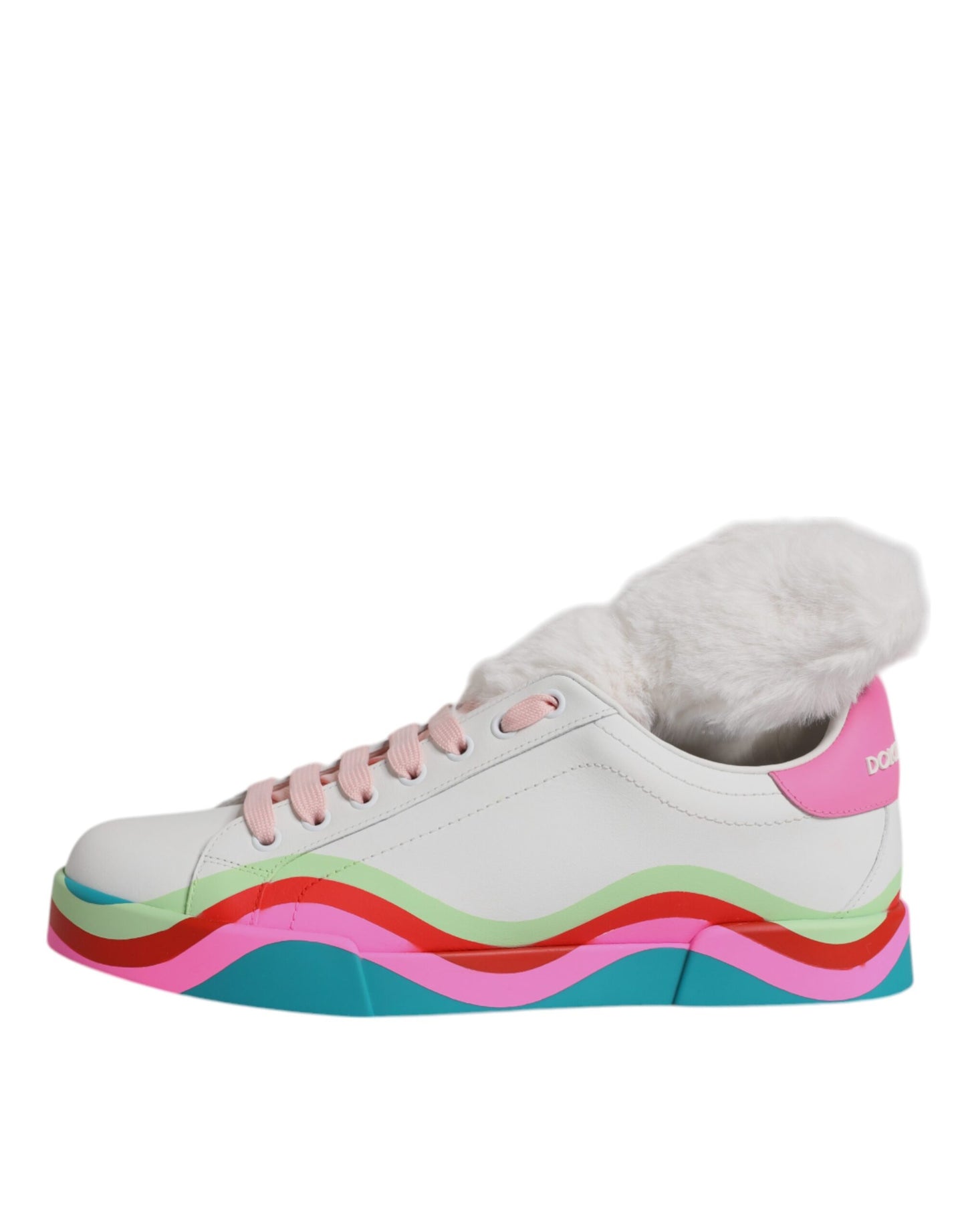 Multicolor Low-Top Leather Sneakers - Italian Craftsmanship
