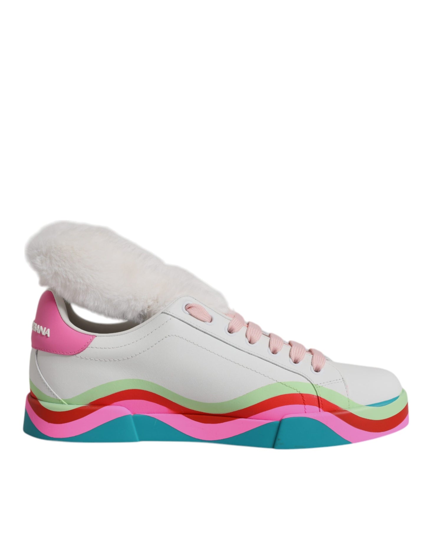 Multicolor Low-Top Leather Sneakers - Italian Craftsmanship
