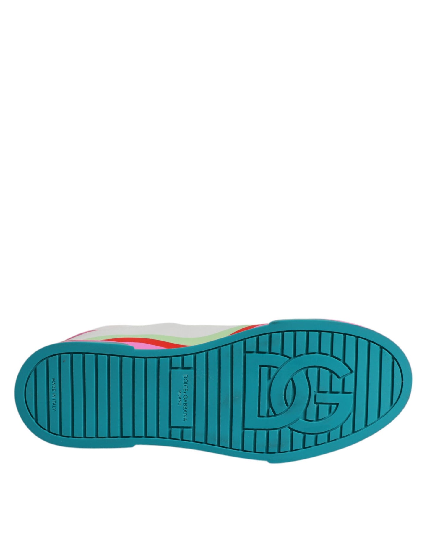 Multicolor Low-Top Leather Sneakers - Italian Craftsmanship