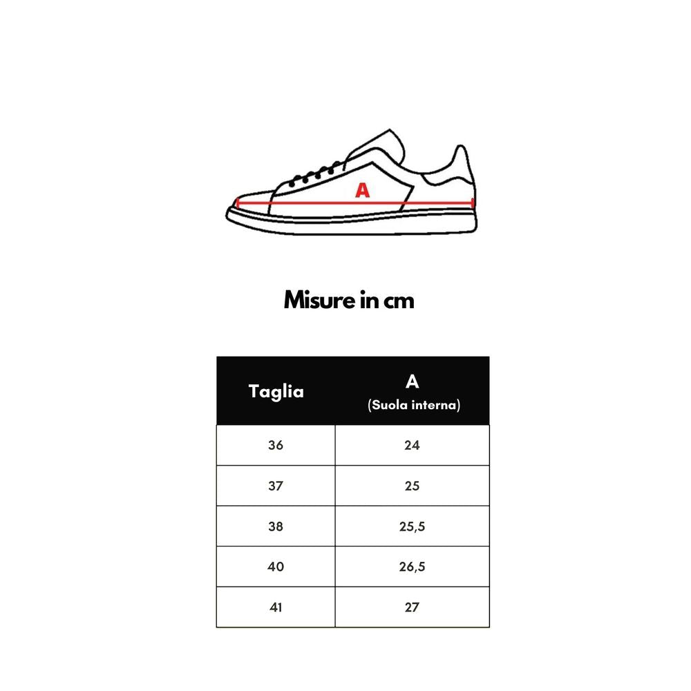 Elegant Pink Cotton Leather Sneakers - Premium Italian Craftsmanship